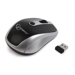 MOUSE GEMBIRD, PC sau NB, wireless, 2.4GHz, optic, 1600 dpi, butoane/scroll 6/1, , negru / gri, &quot;MUSW-6B-02-BG&quot; (include TV 0.18lei)