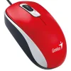MOUSE Genius, "DX-110", PC sau NB, cu fir, USB, optic, 1000 dpi, butoane/scroll 3/1, , rosu, "31010116104" (include TV 0.18lei)