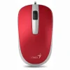 MOUSE Genius, "DX-110", PC sau NB, cu fir, USB, optic, 1000 dpi, butoane/scroll 3/1, , rosu, "31010116104" (include TV 0.18lei)