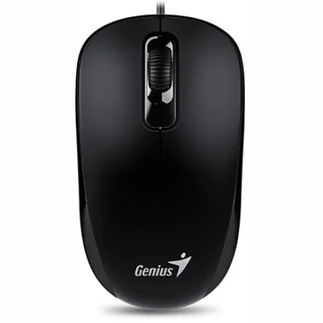MOUSE Genius, "DX-120", PC sau NB, cu fir, USB, optic, 1000 dpi, butoane/scroll 3/1, , negru, "31010105100" (include TV 0.18lei)