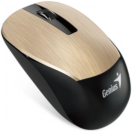 MOUSE Genius, &quot;NX-7015&quot;, PC sau NB, wireless, 2.4GHz, optic, 1600 dpi, butoane/scroll 3/1, , auriu, &quot;31030019402&quot; (include TV 0.18lei)