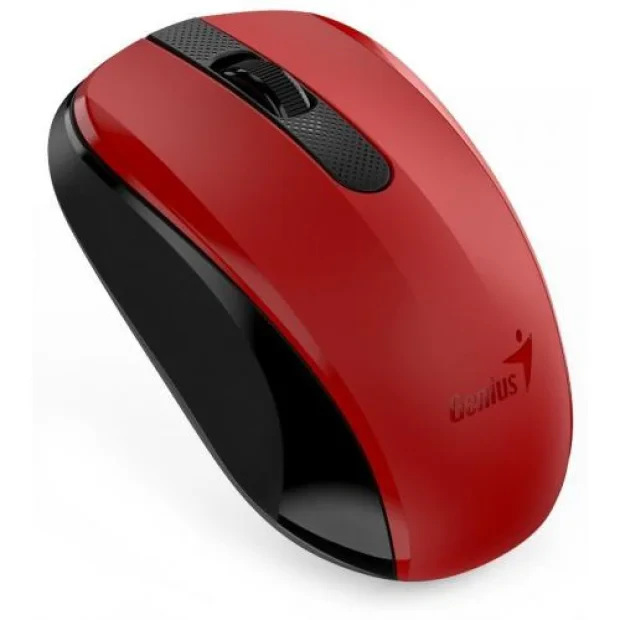 MOUSE Genius, &quot;NX-8008S&quot;, PC sau NB, wireless, 2.4GHz, optic, 1200 dpi, butoane/scroll 3/1, , rosu, &quot;31030028401&quot; (include TV 0.18lei)