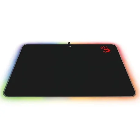 Mouse PAD A4Tech, "RGB Gaming", gaming, cu led, cauciuc si material textil, 358 x 256 x 2.6 mm, negru, "MP-50RS"