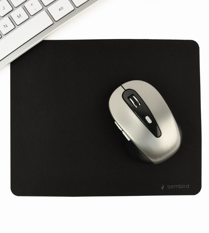 MousePAD GEMBIRD, cauciuc si material textil, 220 x 180 x 3 mm, negru, "MP-S-BK" thumb