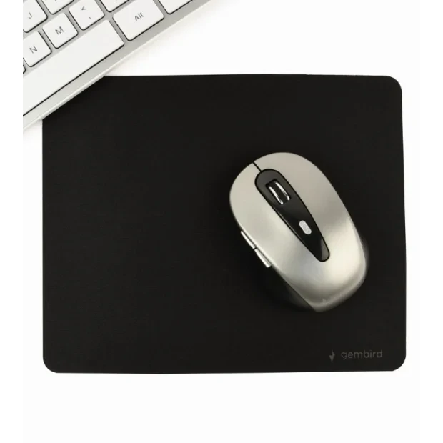 MousePAD GEMBIRD, cauciuc si material textil, 220 x 180 x 3 mm, negru, &quot;MP-S-BK&quot;