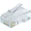 MUFA RJ-45 GEMBIRD pt. cablu UTP, Cat6, RJ-45 (T), plastic, 10 buc, &quot;LC-8P8C-002/10&quot;