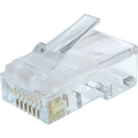 MUFA RJ-45 GEMBIRD pt. cablu UTP, Cat6, RJ-45 (T), plastic, 50 buc, &quot;LC-8P8C-002/50&quot;