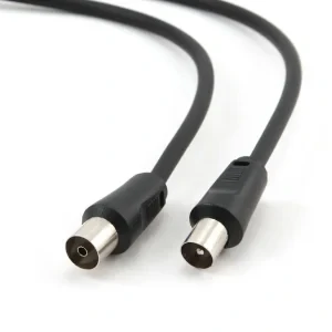 PATCH CORD  COAXIAL GEMBIRD, RG59,  1.8m, male to female, negru &quot;CCV-515&quot;