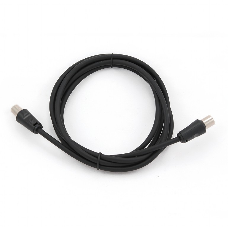 PATCH CORD  COAXIAL GEMBIRD, RG59,  1.8m, male to female, negru "CCV-515" thumb