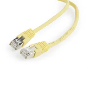 PATCH CORD FTP GEMBIRD Cat5e, cupru-aluminiu, 0.5 m, galben, AWG26, ecranat &quot;PP22-0.5M/Y&quot; (include TV 0.06 lei)