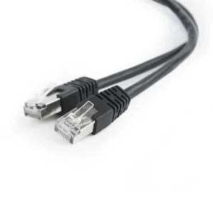 PATCH CORD FTP GEMBIRD Cat5e, cupru-aluminiu, 0.5 m, negru, AWG26, ecranat &quot;PP22-0.5M/BK&quot; (include TV 0.06 lei)