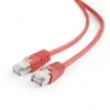 PATCH CORD FTP GEMBIRD Cat5e, cupru-aluminiu, 1 m, rosu, AWG26, ecranat &quot;PP22-1M/R&quot; (include TV 0.06 lei)