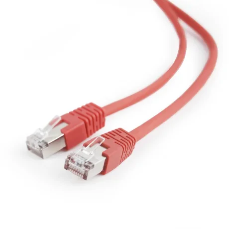 PATCH CORD FTP GEMBIRD Cat5e, cupru-aluminiu, 1 m, rosu, AWG26, ecranat &quot;PP22-1M/R&quot; (include TV 0.06 lei)