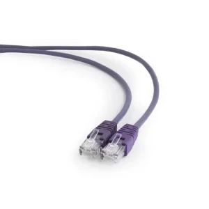 PATCH CORD UTP GEMBIRD Cat5e, cupru-aluminiu, 0.25 m, violet, AWG26, &quot;PP12-0.25M/V&quot; (include TV 0.06 lei)