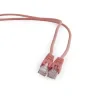 PATCH CORD UTP GEMBIRD Cat5e, cupru-aluminiu, 0.5 m, roz, AWG26, "PP12-0.5M/RO" (include TV 0.06 lei)