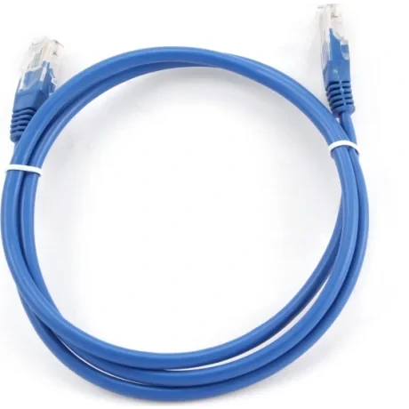 PATCH CORD UTP GEMBIRD Cat5e, cupru-aluminiu, 1 m, albastru, AWG26, &quot;PP12-1M/B&quot; (include TV 0.06 lei)
