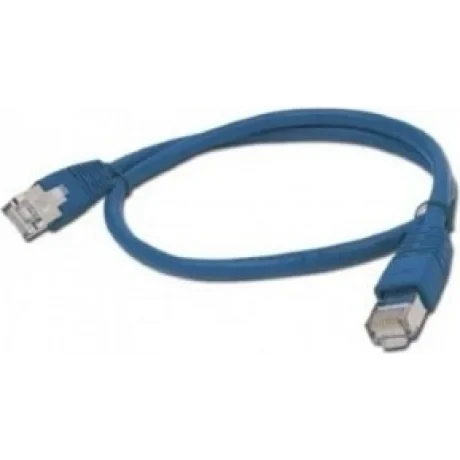 PATCH CORD UTP GEMBIRD Cat5e, cupru-aluminiu, 1 m, albastru, AWG26, &quot;PP12-1M/B&quot; (include TV 0.06 lei)