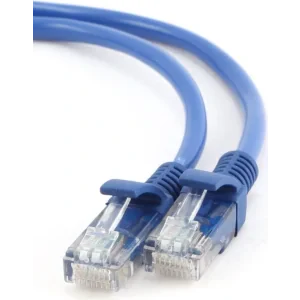 PATCH CORD UTP GEMBIRD Cat5e, cupru-aluminiu, 1 m, albastru, AWG26, &quot;PP12-1M/B&quot; (include TV 0.06 lei)