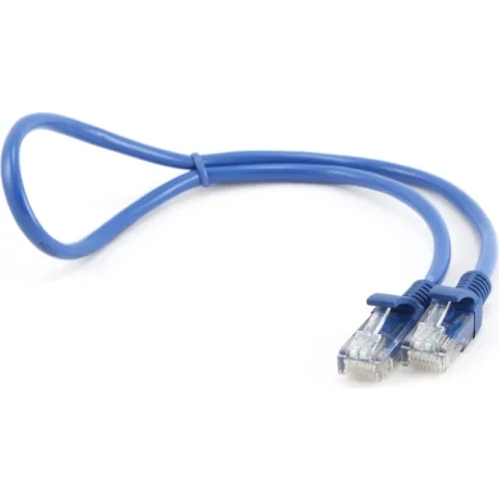 PATCH CORD UTP GEMBIRD Cat5e, cupru-aluminiu, 1 m, albastru, AWG26, &quot;PP12-1M/B&quot; (include TV 0.06 lei)