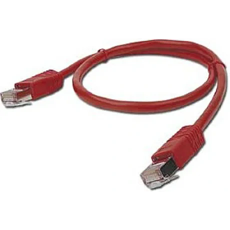 PATCH CORD UTP GEMBIRD Cat5e, cupru-aluminiu, 1 m, rosu, AWG26, "PP12-1M/R" (include TV 0.06 lei)