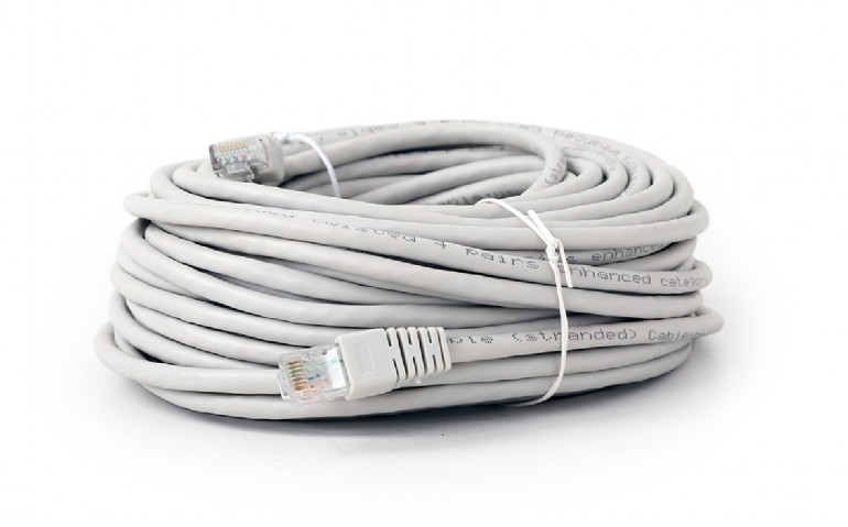 PATCH CORD UTP GEMBIRD Cat6, cupru-aluminiu, 20 m, gri, AWG26, "PP6U-20M" (include TV 0.8lei) thumb