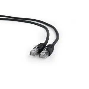 PATCH CORD UTP GEMBIRD Cat6, cupru-aluminiu, 5 m, negru, AWG26, &quot;PP6U-5M/BK&quot; (include TV 0.18lei)