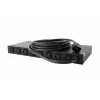 PDU GEMBIRD 1U pt. rack 19 inch, 8 prize IEC, intrare IEC, max 16 A, protectie supratensiune, on/off, 2 m, &quot;EG-PDU-007&quot; (include TV 8.00 lei)