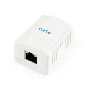 PRIZA RJ-45 aplicabila cu 1 iesire GEMBIRD pt. cablu FTP, Cat6, Krone (LSA) | RJ-45 (M), ecranat, plastic, 1 buc, &quot;NCAC-1F6-01&quot;