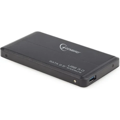RACK extern GEMBIRD, pt HDD/SSD, 2.5 inch, S-ATA, interfata PC USB 3.0, aluminiu, negru, &quot;EE2-U3S-2&quot; (include TV 0.8lei)