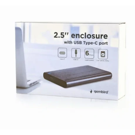 RACK extern GEMBIRD, pt HDD/SSD, 2.5 inch, S-ATA, interfata PC USB 3.1, aluminiu, gri, &quot;EE2-U3S-6-GR&quot; (include TV 0.8lei)