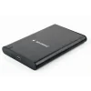 RACK extern GEMBIRD, pt HDD/SSD, 2.5 inch, S-ATA, interfata PC USB 3.1, aluminiu, negru, &quot;EE2-U3S-6&quot; (include TV 0.8lei)