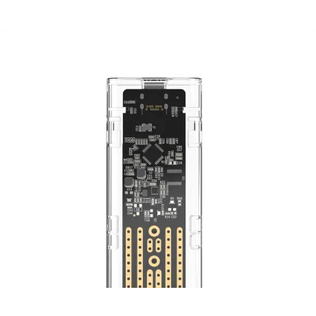 RACK extern GEMBIRD, pt. SSD, M.2, M.2, interfata PC USB-C 3.1, super speed, transparent, &quot;EE2280-U3C-02&quot; (include TV 0.75 lei)