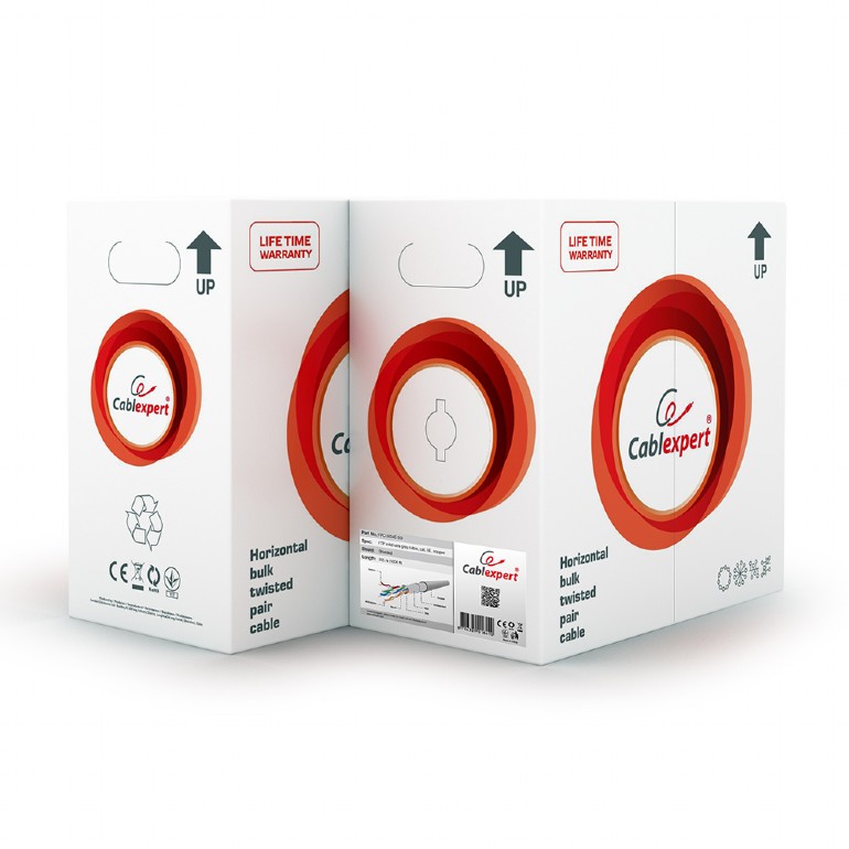 ROLA CABLU FTP GEMBIRD, Cat5e, 305m, Cupru, Litat, AWG24, "FPC-5004E" thumb