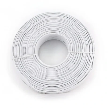 ROLA CABLU telefonic GEMBIRD, 100m, Litat, 4 fire, flat, white, "TC1000S-100M"