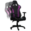 SCAUN GAMING COOLER MASTER Caliber R1, black &amp; purple, material premium, imitatie piele, respirabil, spate &amp; brate ajustabile, greutate max. 150kg, dimensiuni 72*52*128~136 &quot;CMI-GCR1-2018&quot;