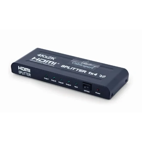 SPLITTER video GEMBIRD, split HDMI la 4 monitoare, conector 1: HDMI (M); conector 2: HDMI (M) x 4, "DSP-4PH4-02" (include TV 0.8lei)