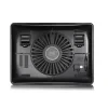 STAND DEEPCOOL notebook 15.6&quot; N1, sita metal, fan 18cm, buton control viteza fan, black, (include TV 1.5 lei), &quot;DP-N112-N1&quot;