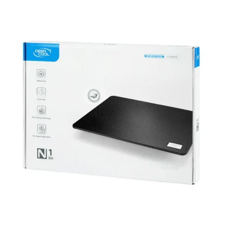 STAND DEEPCOOL notebook 15.6&quot; N1, sita metal, fan 18cm, buton control viteza fan, black, (include TV 1.5 lei), &quot;DP-N112-N1&quot;