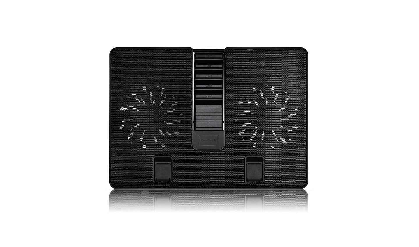 STAND DEEPCOOL notebook 15.6" U PAL, sita metal, 2 x fan 14cm, USB 3.0, 6 unghiuri de ajustare, design anti-alunecare, black, (include TV 1.5lei), "DP-N214A5-UPAL" thumb