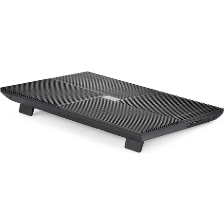 STAND DEEPCOOL notebook 17" MULTI CORE X8, sita aluminiu, 4 x fan 10cm, 2 x port USB, control fan cu 4 setari, design futurist, black, (include TV 1.5 lei), "DP-N422-X8BK"