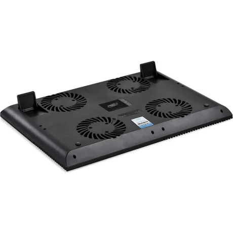 STAND DEEPCOOL notebook 17" MULTI CORE X8, sita aluminiu, 4 x fan 10cm, 2 x port USB, control fan cu 4 setari, design futurist, black, (include TV 1.5 lei), "DP-N422-X8BK"
