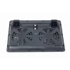 STAND GEMBIRD notebook 15.6", sita metal, fan 2x15cm, LED light, black, ''NBS-2F15-05"