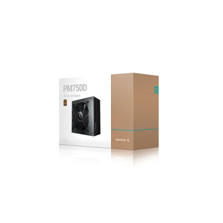 SURSA DeepCool 750W, "PM750D", 80 Plus Gold, fan 120 mm x 1, ATX 12V V2.4, non-modulara, PCI-E (6+2)Pin x 1 x 3, 6 x S-ATA, "R-PM750D-FA0B-EU", (include TV 1.75lei)
