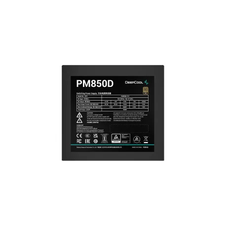 SURSA DeepCool 850W, "PM850D", 80 Plus Gold, fan 120 mm x 1, ATX 12V V2.4, non-modulara, PCI-E (6+2)Pin x 1 x 3, 6 x S-ATA, "R-PM850D-FA0B-EU", (include TV 1.75lei)