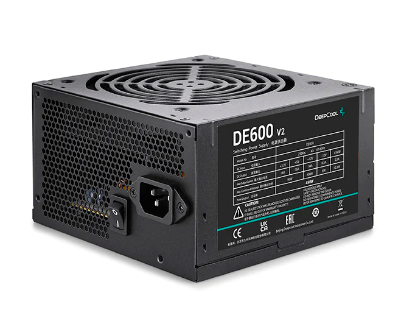 SURSA DEEPCOOL DE600 V2, 450W(real), fan 120mm, PWM CircuitShield, protectii OVP/UVP/SCP/OPP, 1x PCI-E (6+2), 4x S-ATA, (include TV 1.75lei), "DP-DE600US-PH" thumb