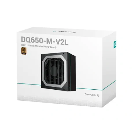 SURSA DEEPCOOL DQ650-M V2, 650W(real), modulara, fan 120mm, PWM 80 Plus Gold, 87~90% eficienta, 2x PCI-E (6+2), 8x S-ATA, (include TV 1.75lei), "DP-GD-DQ650-M-V2L"
