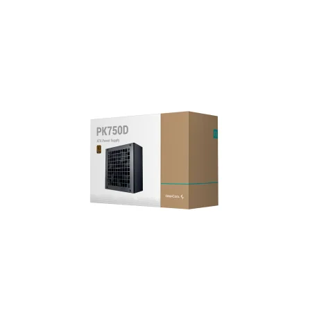 SURSA DeepCool PK750D, 750W (real), 120mm silent fan, 80 PLUS BRONZE, 4x PCI-E (6+2), 6x S-ATA, "R-PK750D-FA0B-EU"  (include TV 1.75lei)