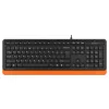 TASTATURA A4TECH, "Fstyler USB", cu fir, 104 taste format standard, USB, negru &amp;amp; portocaliu, "FK10 Orange" (include TV 0.8lei)
