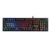 TASTATURA A4TECH - gaming, "Bloody gaming", cu fir 1.8m, 106 taste, format standard , taste cu membrana Mecha-Like, iluminare, USB, gri, "B500N" (include TV 0.8lei)