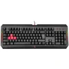 TASTATURA A4TECH - gaming, "Bloody gaming", cu fir 1.8m, 106 taste, format standard , USB, negru, "Q100" (include TV 0.8lei)